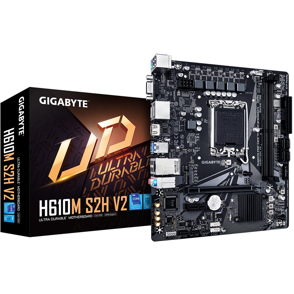 Gigabyte H610M S2H V2, Mainboards Intel, Gigabyte H610M H610M S2H (BILD1)