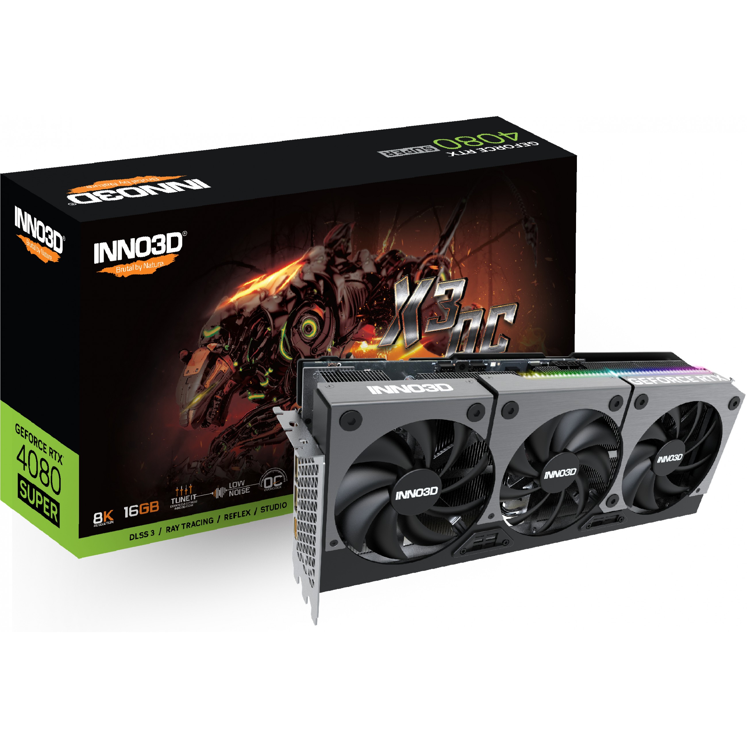 Inno3D GEFORCE RTX 4080 SUPER X3 OC - N408S3-166XX-187049N