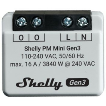 Shelly PM Mini Gen3 electrical switch - Shelly_PM_Mini_G3