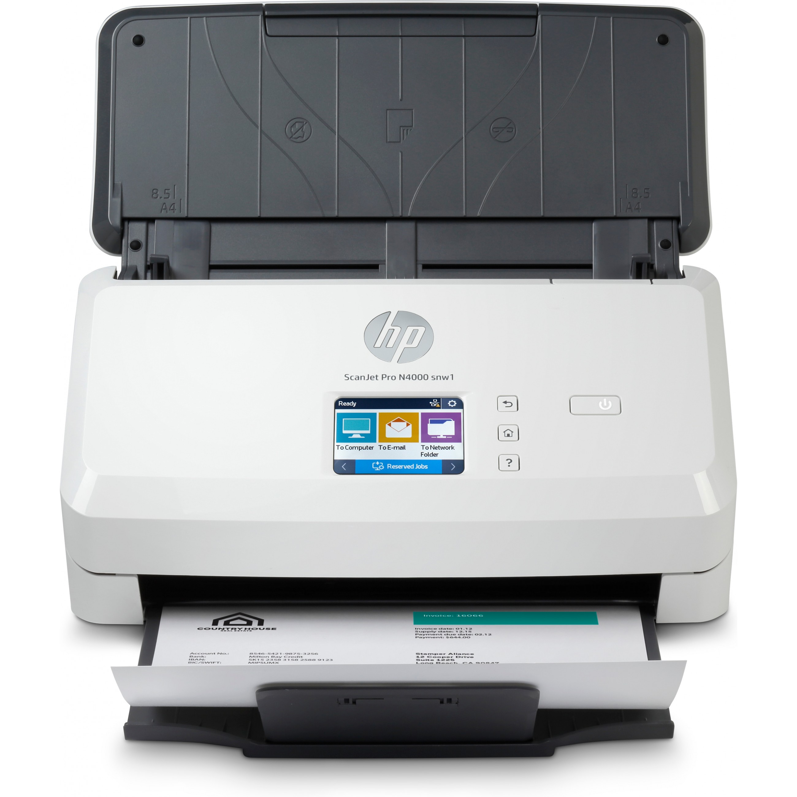 HP Scanjet Pro N4000 snw1 Sheet-feed Scanner - 6FW08A#B19