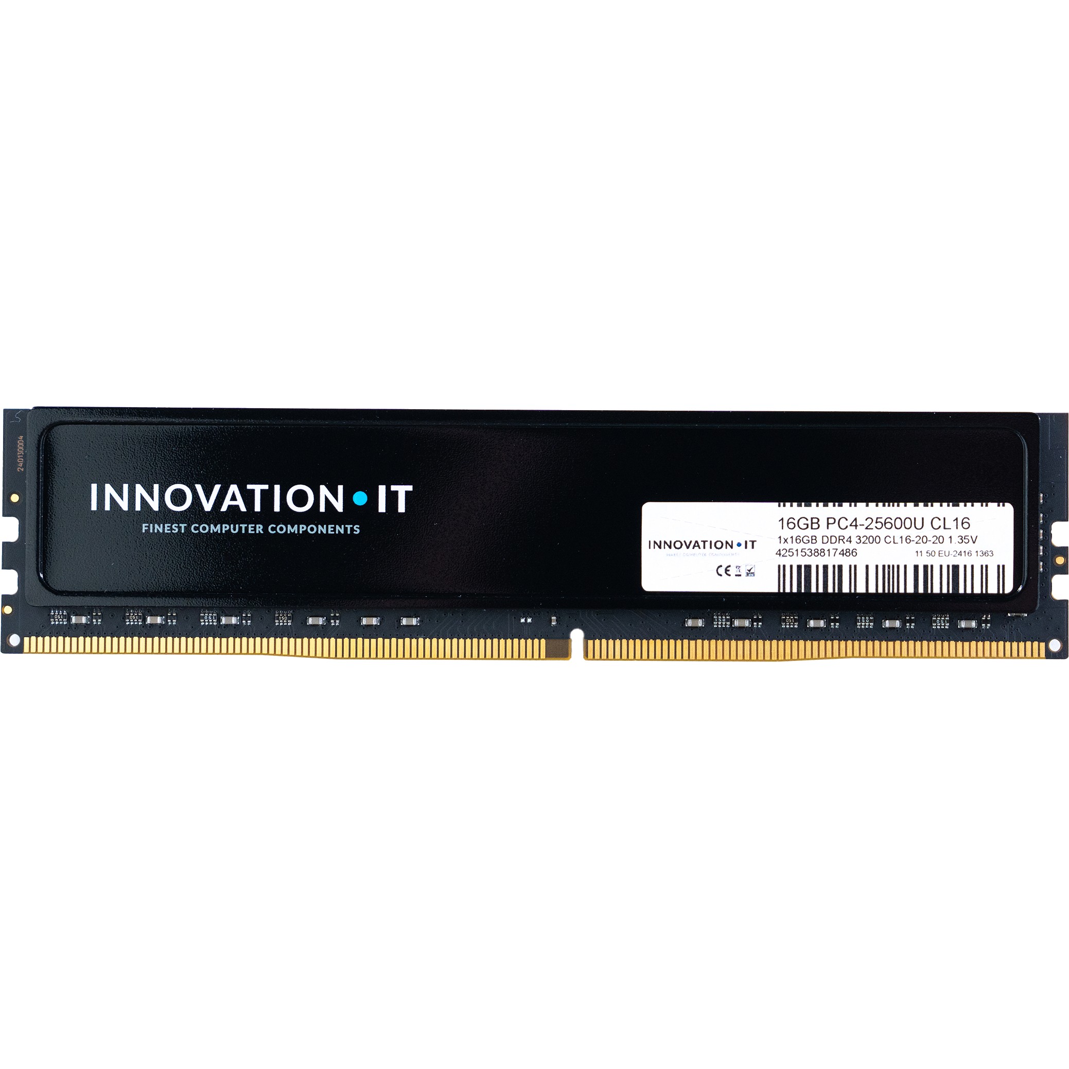 3200 16GB Innovation IT CL16 1.35V with Heatspreader (CL16-20-20) - 4251538817486
