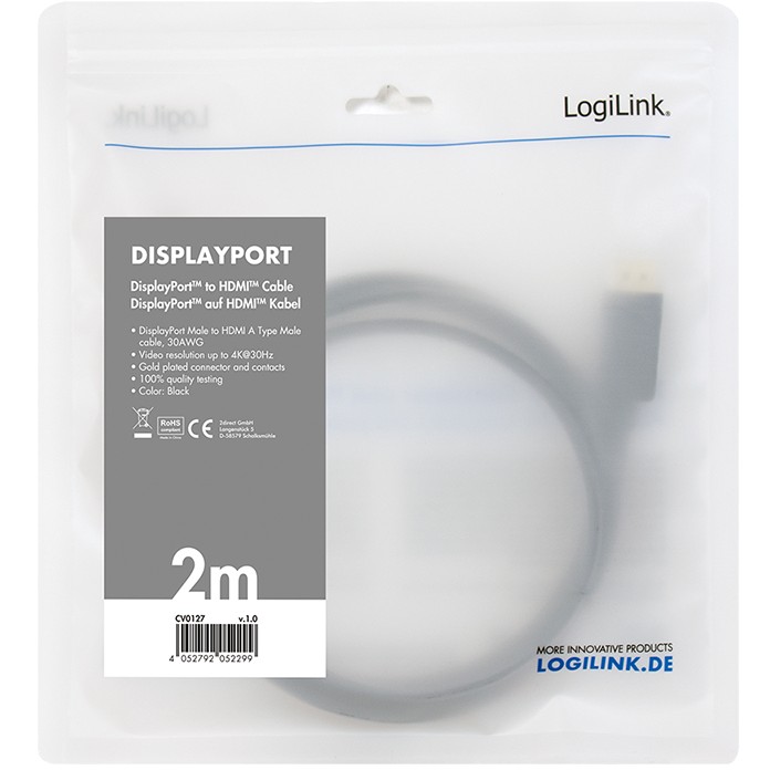 LogiLink CV0127, Display Displayport, LogiLink CV0127 CV0127 (BILD3)