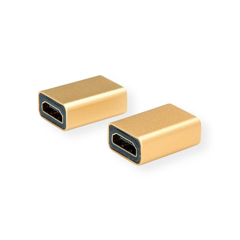 ROLINE HDMI (BU-BU) Kupplung 4K Gold
