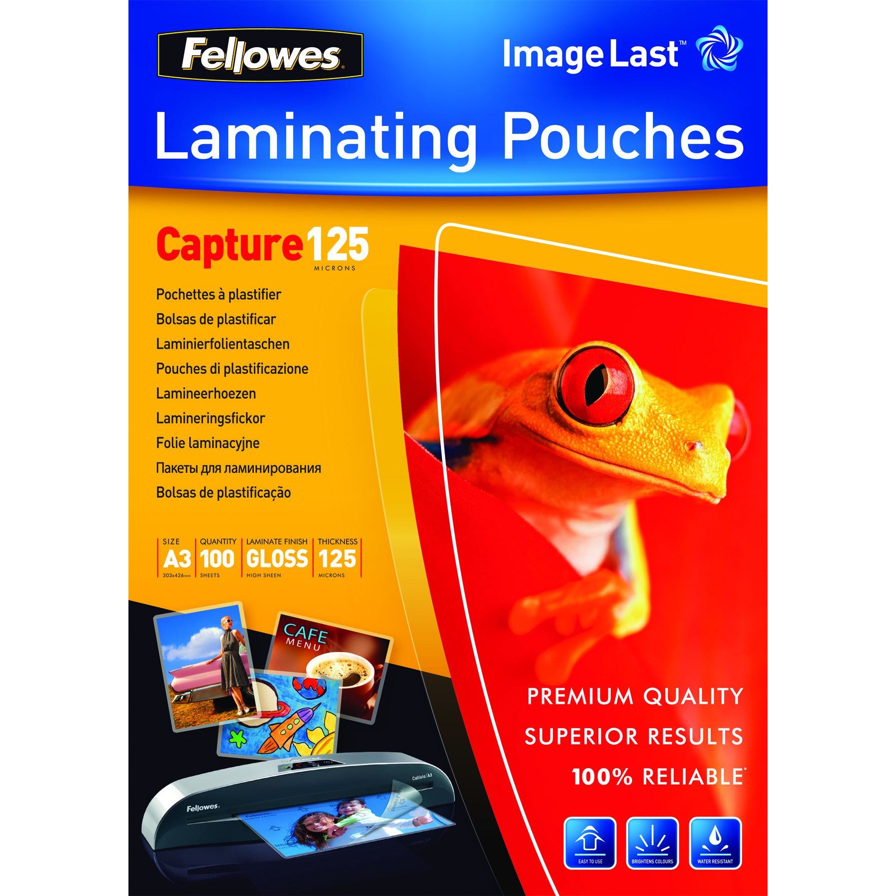 Fellowes 5307506 laminator pouch