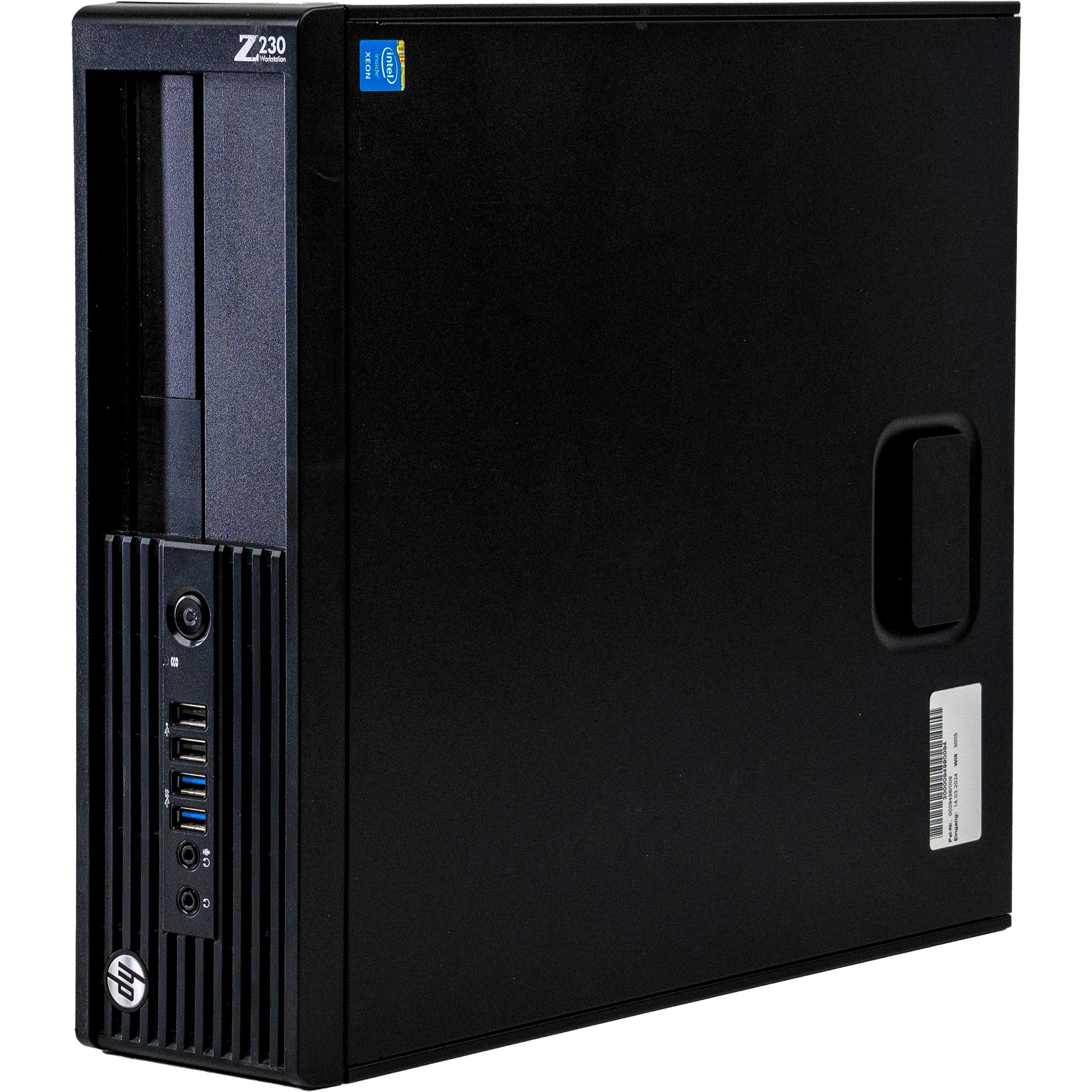 PC HP/WS Z230 Xeon E-1225 v3 /16GB / 500GB SSD / Win 10 Pro / SFF