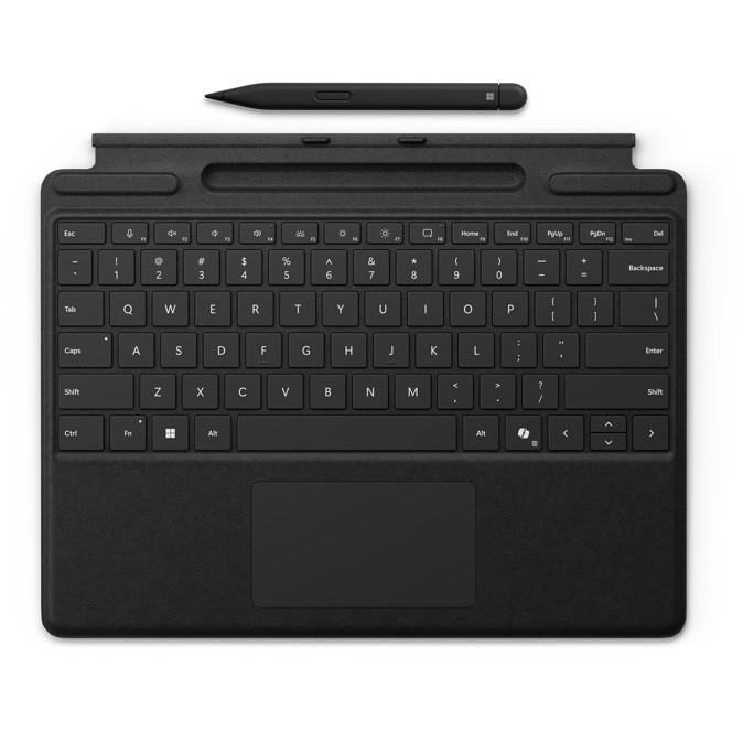 MICROSOFT Surface Pro Keyboard [DE] Schwarz + Slim Pen 2 Schwarz mit Copilot Button