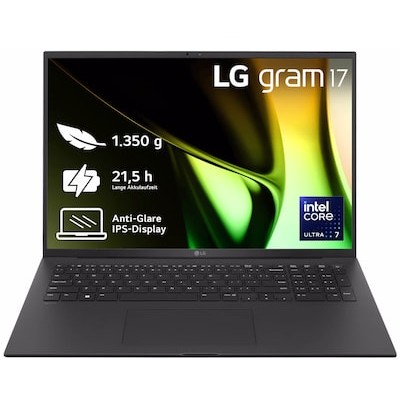 LG gram 17Z90S-G.AP78G CU7 155H/16GB/1TBSSD/W11Pro black - 17Z90S-G.AP78G