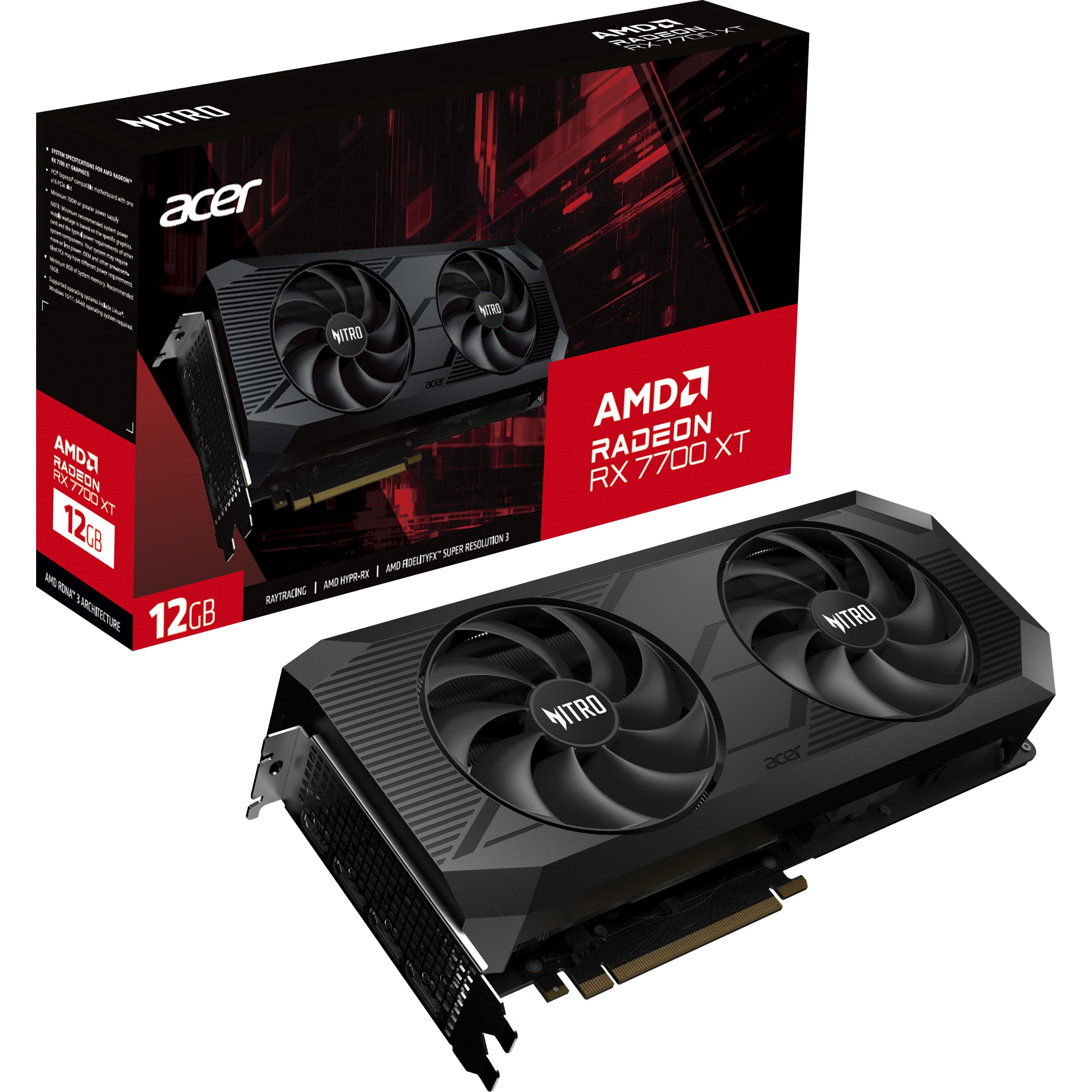 ACER NITRO AMD RX7600 XT OC 16GB
