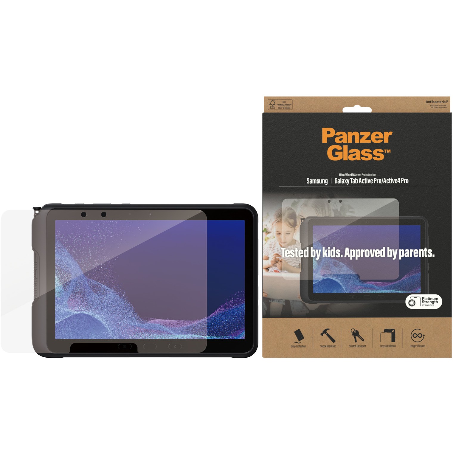PANZERGLASS PZG E2E Galaxy Tab Active Pro