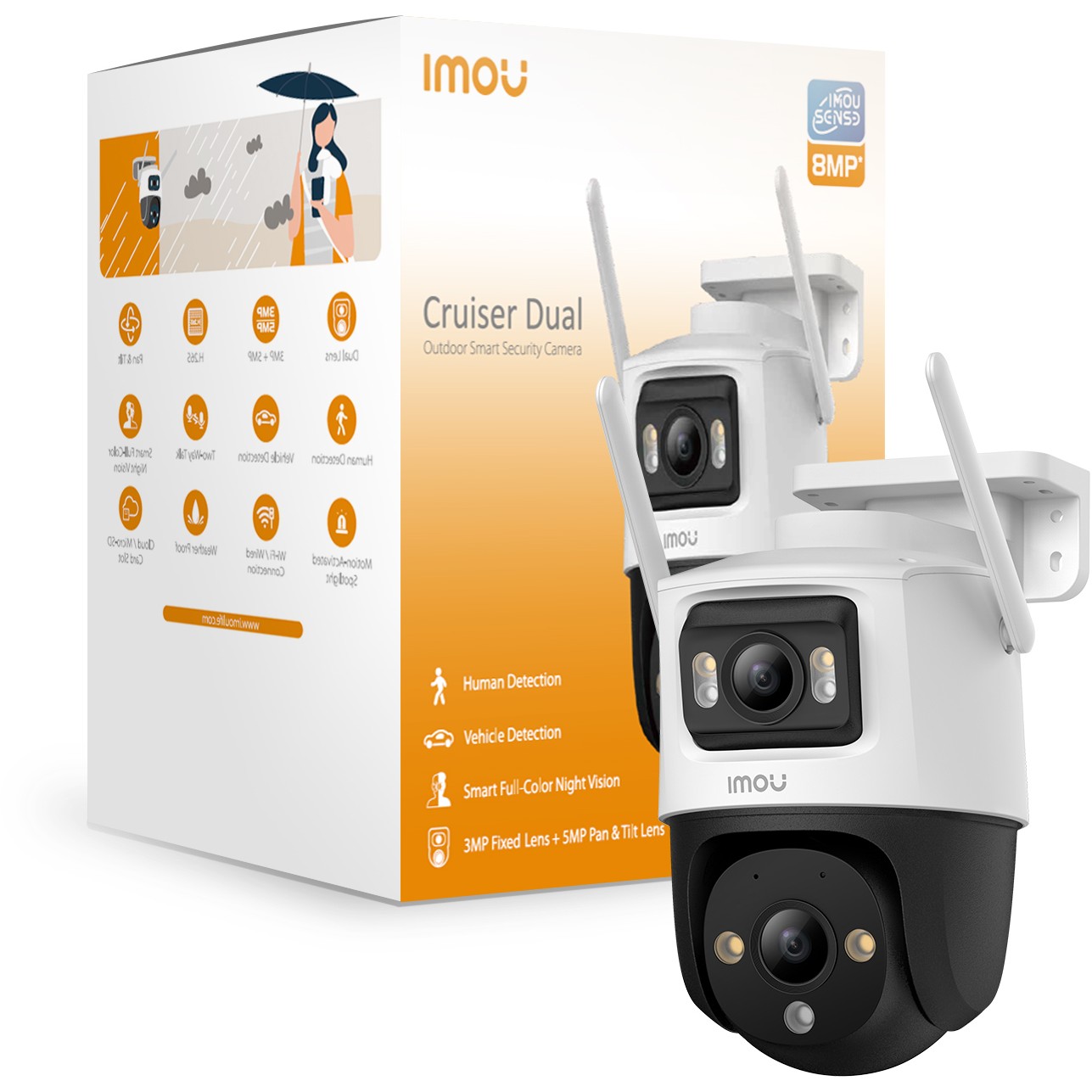 Imou Cruiser Dual 6MP, Netzwerkkameras, Imou Cruiser 6MP Cruiser (BILD1)