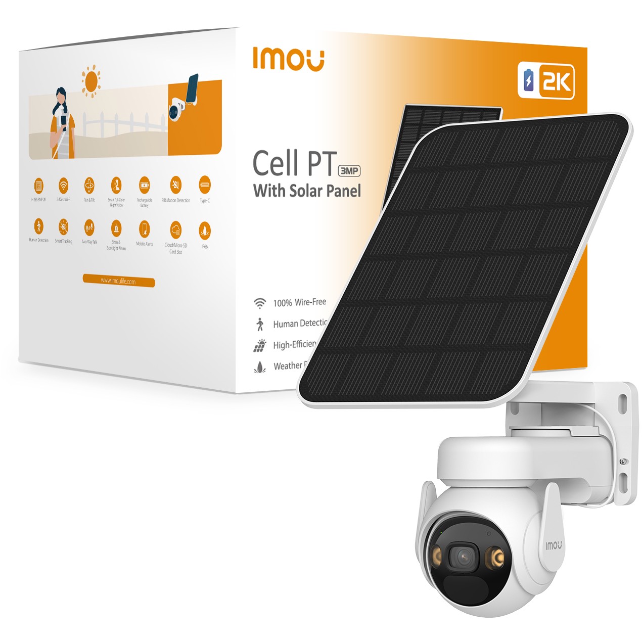 Imou Cell PT Solar Kit - Cell PT + FSP12