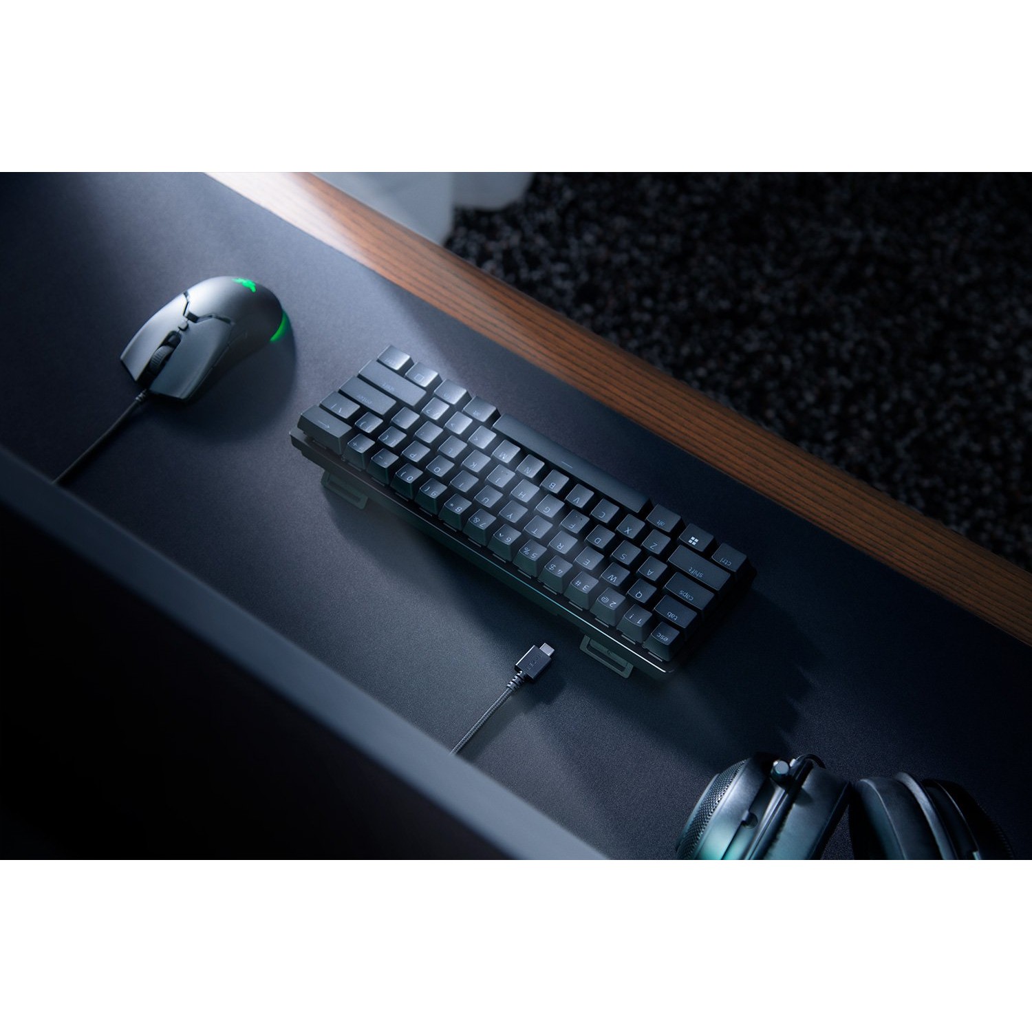 RAZER Huntsman Mini Tastatur (Analog-optische Switches, kabelgebunden, USB, deutsches Layout, RGB)