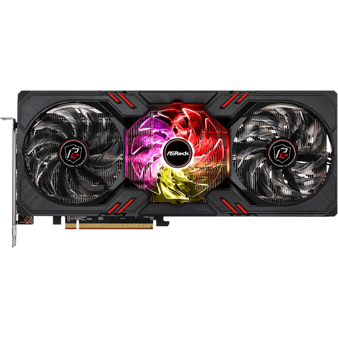 4710483943133 - Grafikkarte AMD Radeon RX 7600 Phantom Gaming OC 8 GB GDDR6-SDRAM PCIe x8 HDMI® DisplayPort Übertaktet   Overclocked