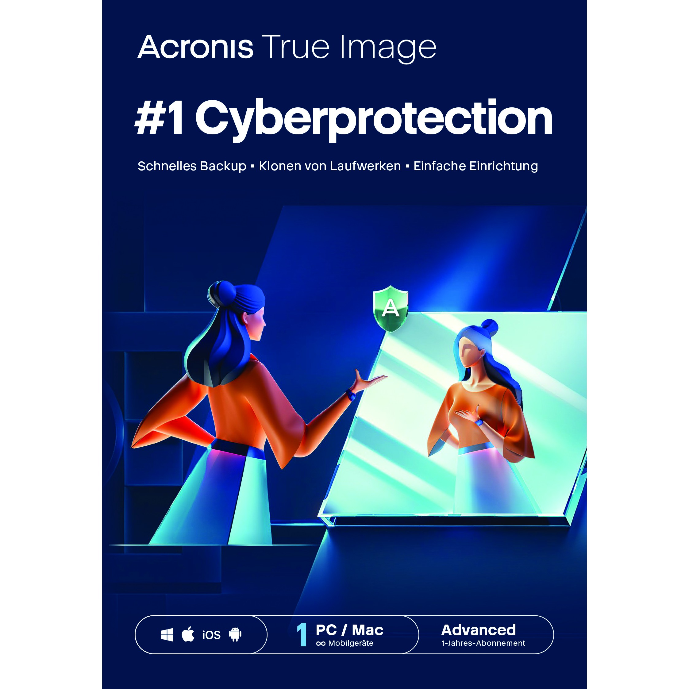 Acronis Cyber Protect Home Office Advanced - 1 Computer + 50 GB Cloud - THIZSLLOS