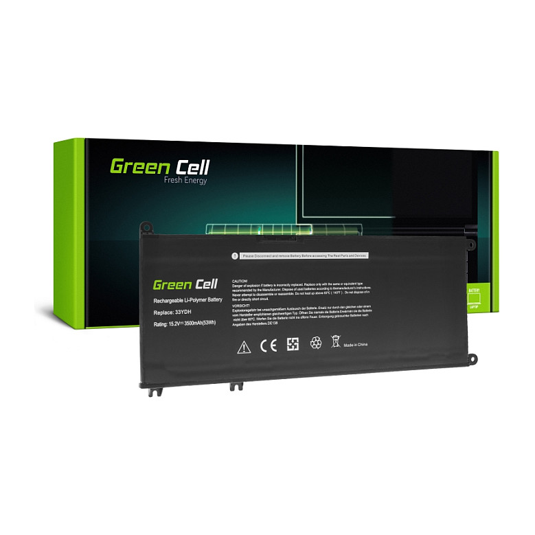 Green Cell Laptop Akku 33YDH für Dell Inspiron / 15,2V 3400mAh Zubehör Notebooks