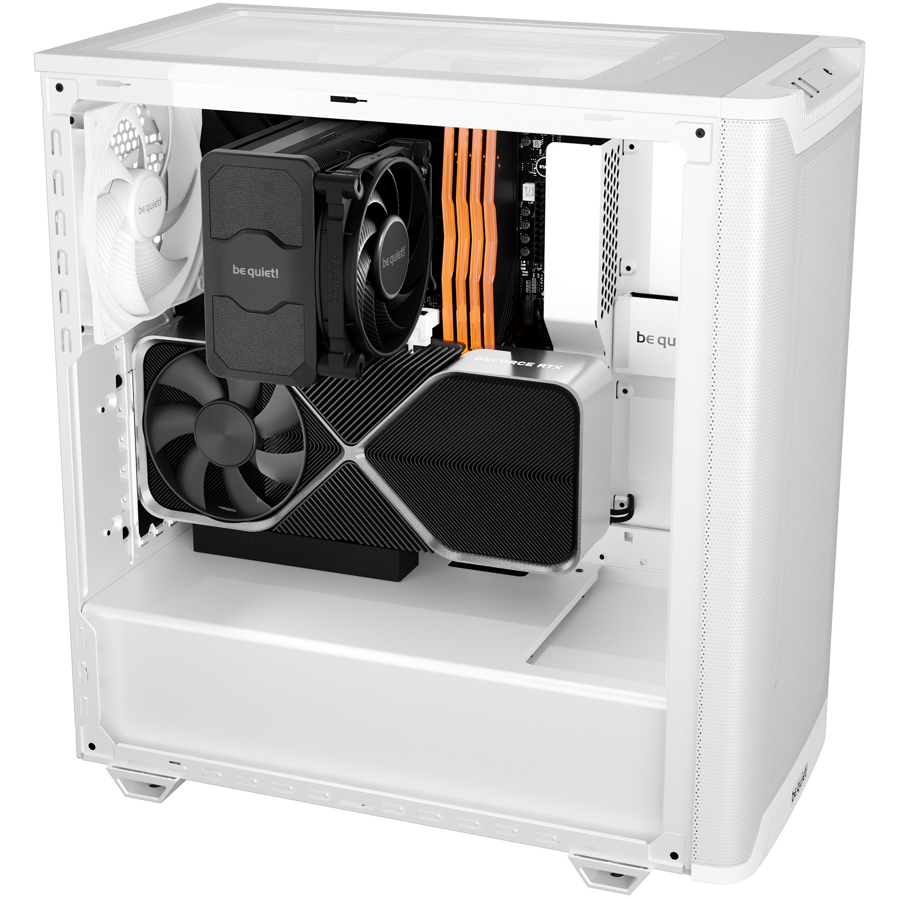 be quiet! PURE BASE 501 Airflow Window White, Be Quiet! BGW75 (BILD6)