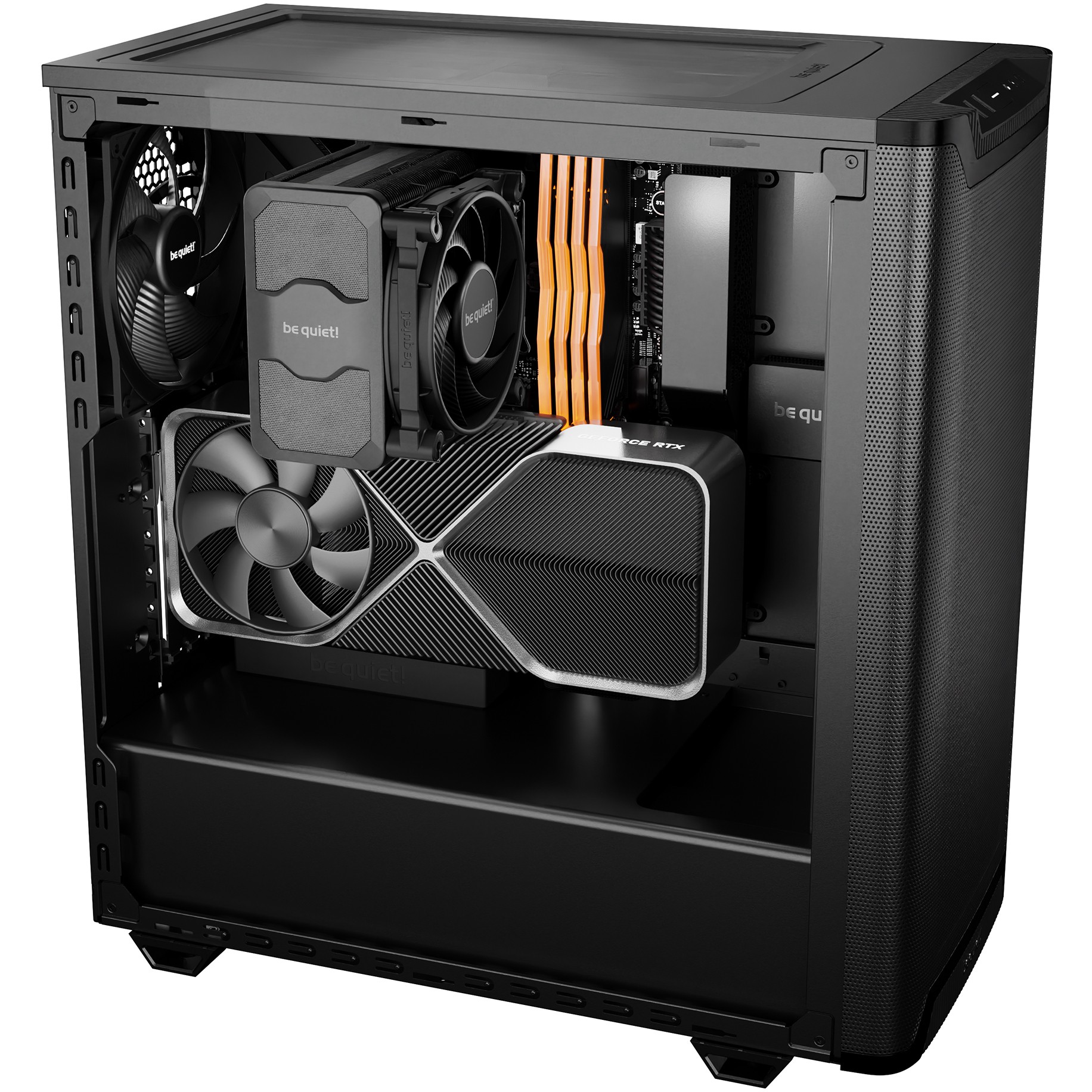 be quiet! PURE BASE 501 Airflow Window Black, Be Quiet! BGW74 (BILD6)