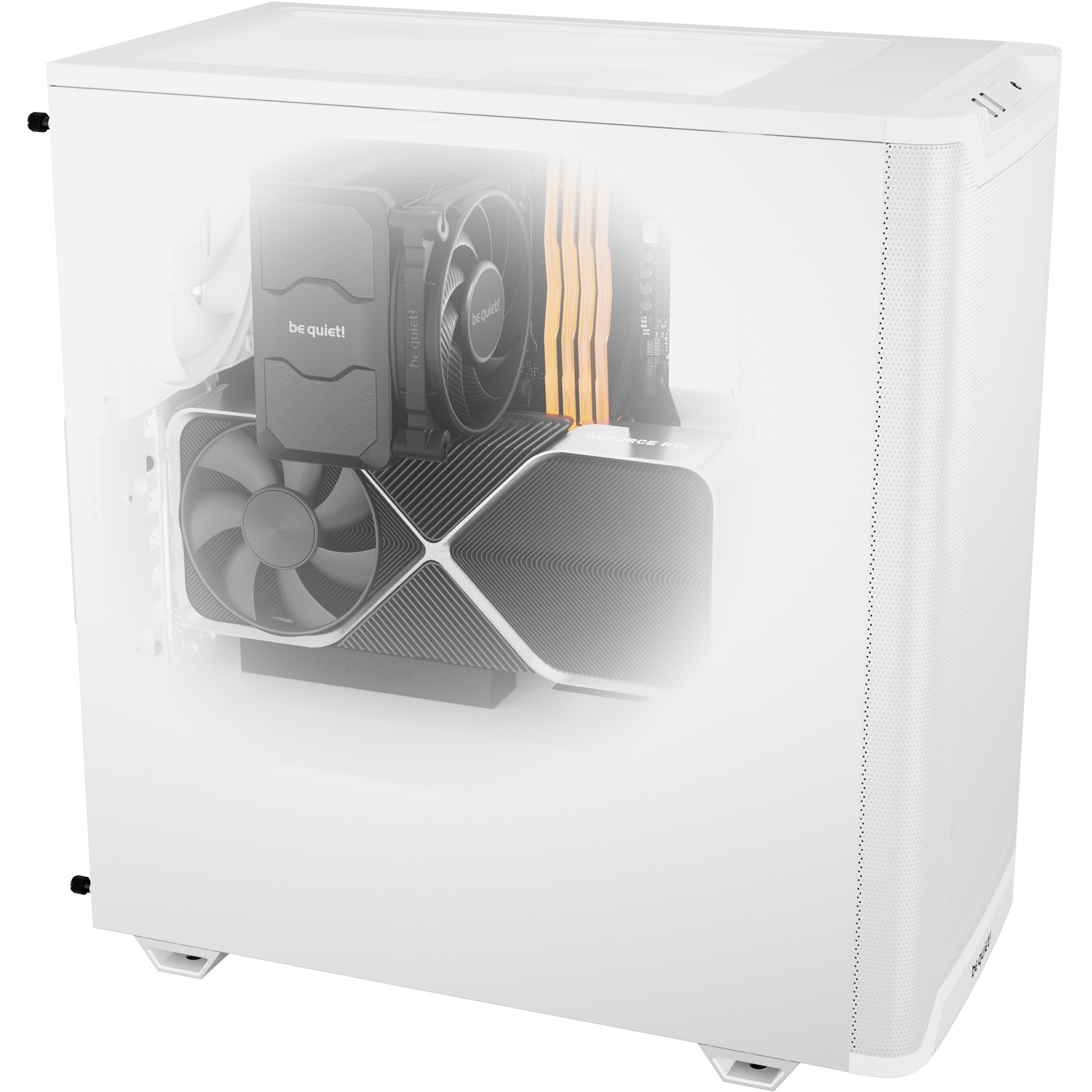 be quiet! PURE BASE 501 Airflow White, Be Quiet! BG075 BG075 (BILD6)