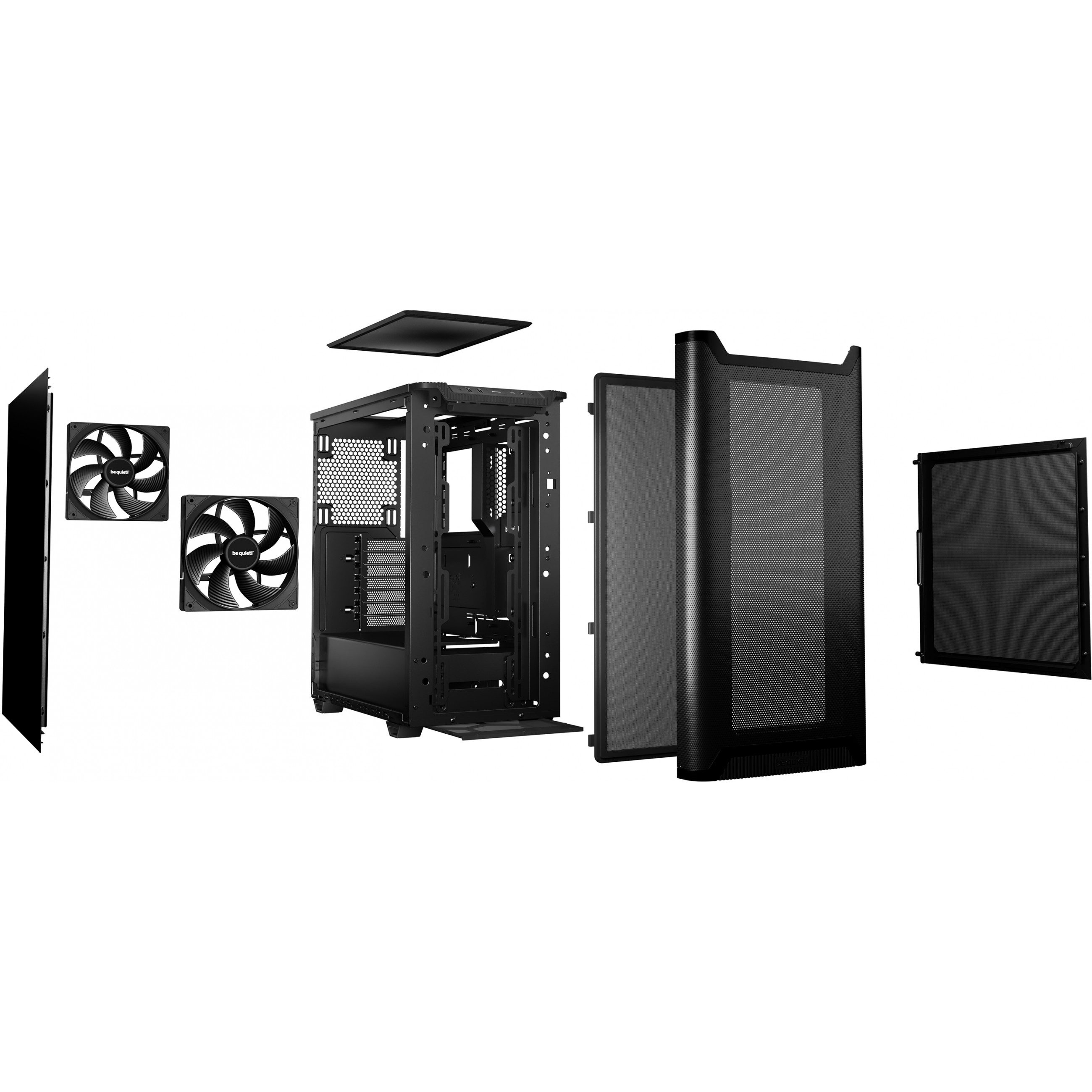 be quiet! PURE BASE 501 Airflow Black, Be Quiet! BG074 BG074 (BILD5)