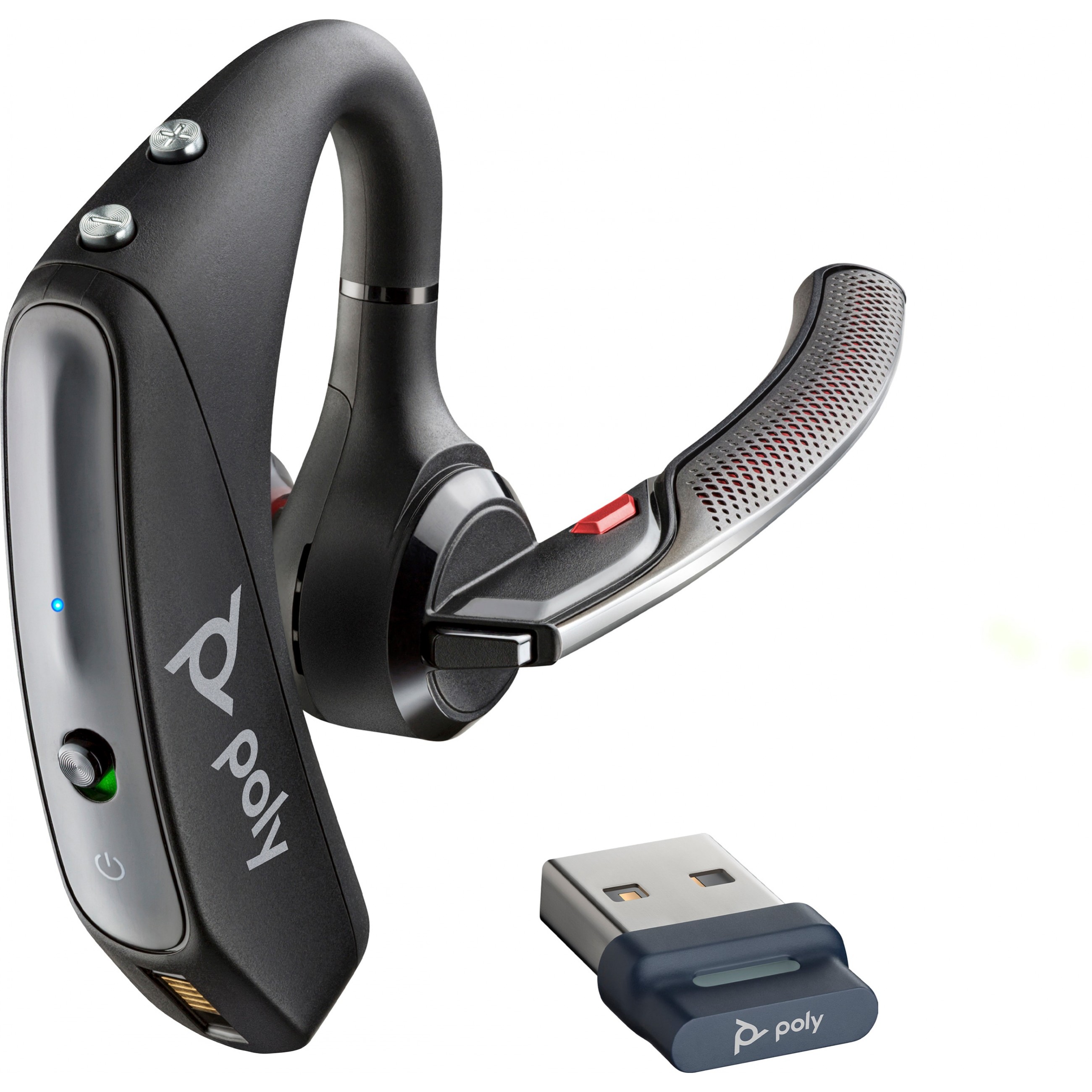 POLY Voyager 5200 UC USB-A Headset +BT600 Dongle TAA - 7K2E1AA