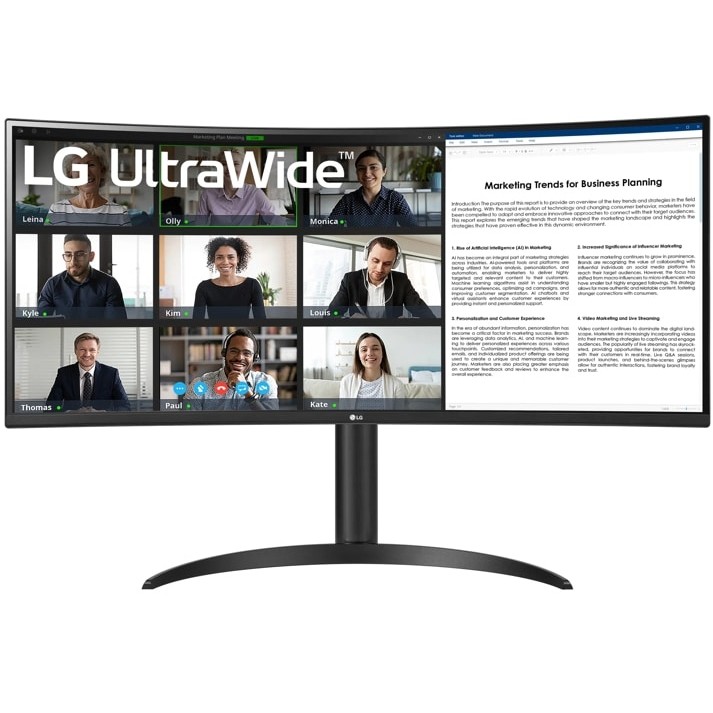 8806096235386 - 34 UltraWide 34WR55QK-B - 3440x1440 - 100Hz - VA - 65W USB-C