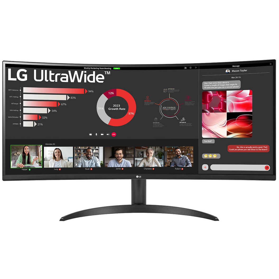 LG 34WR50QK-B computer monitor