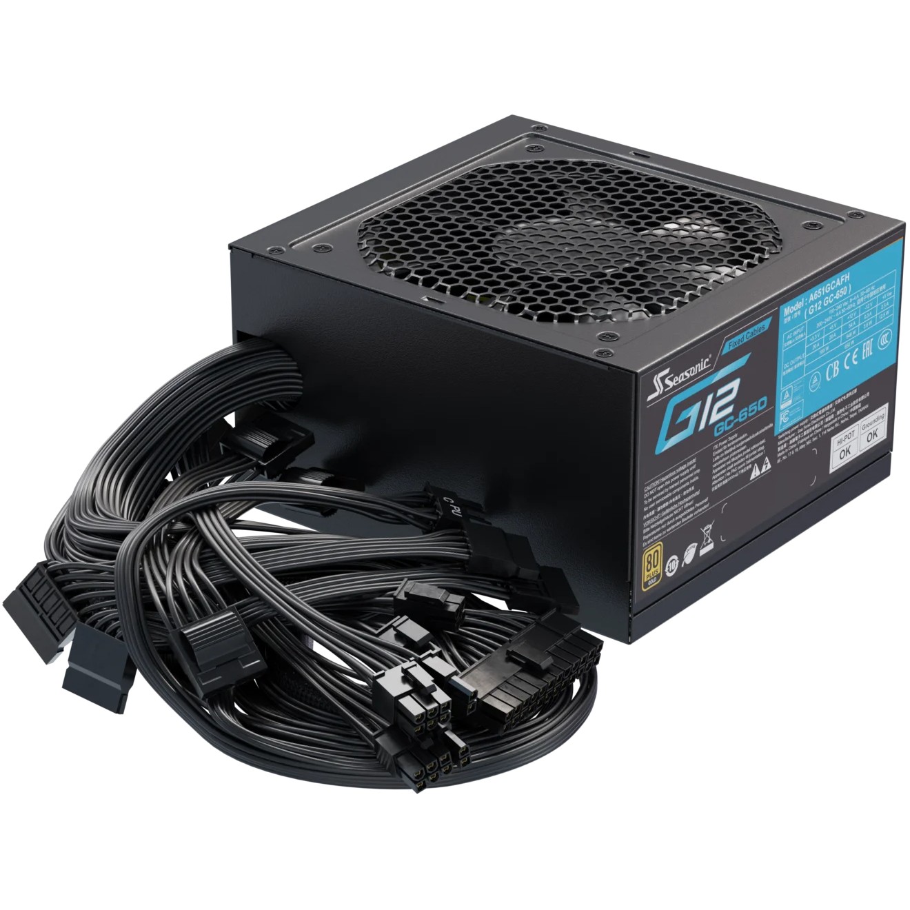Seasonic Netzteil 650W G12 GC-650 80+Gold power supply  (BILD5)