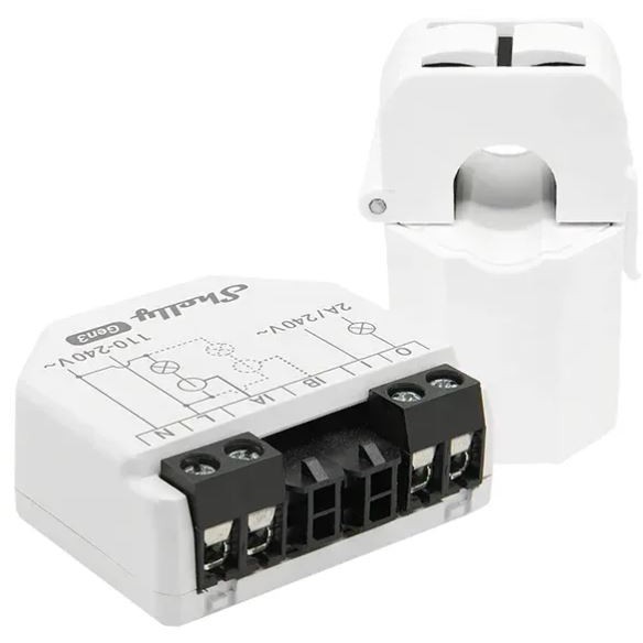 Shelly Relais "EM Gen3" WLAN Stromzähler Messfunktion inkl. 1x 50A Klemme