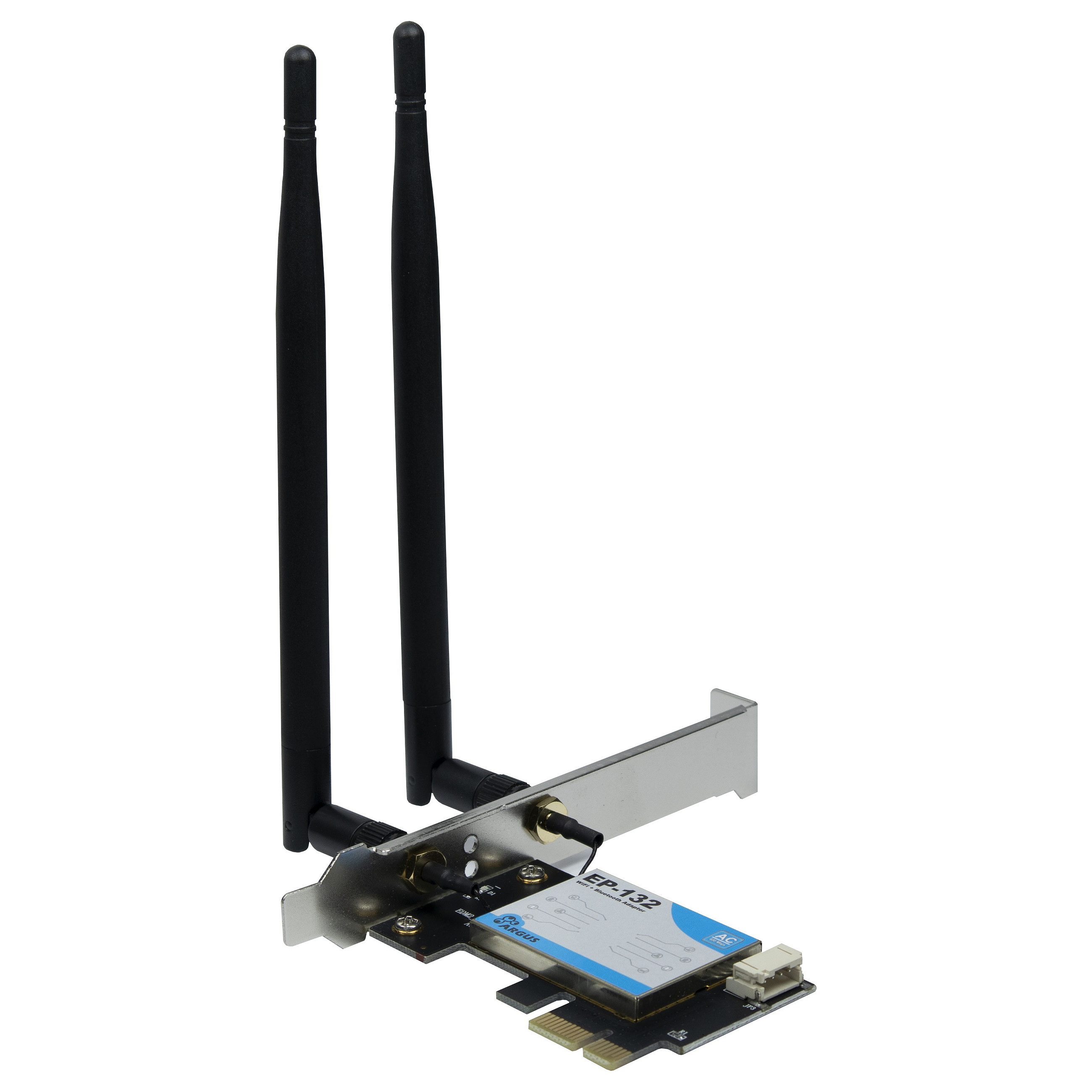 Inter-Tech Wi-Fi 5 PCIe Adapter EP-132 Antenne,Bluetooth 4.2