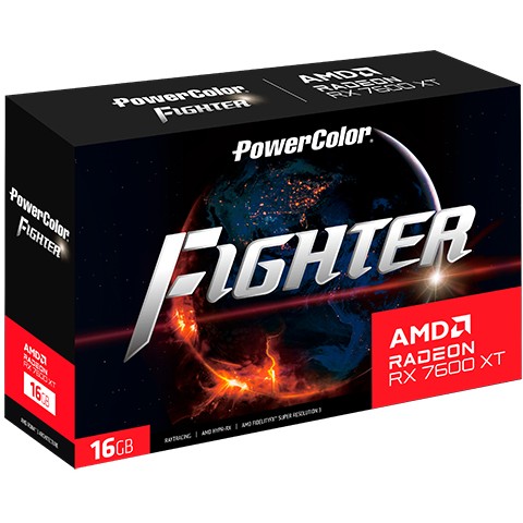 PowerColor RX7600XT 16G-F, Grafikkarten AMD, PowerColor RX7600XT (BILD6)