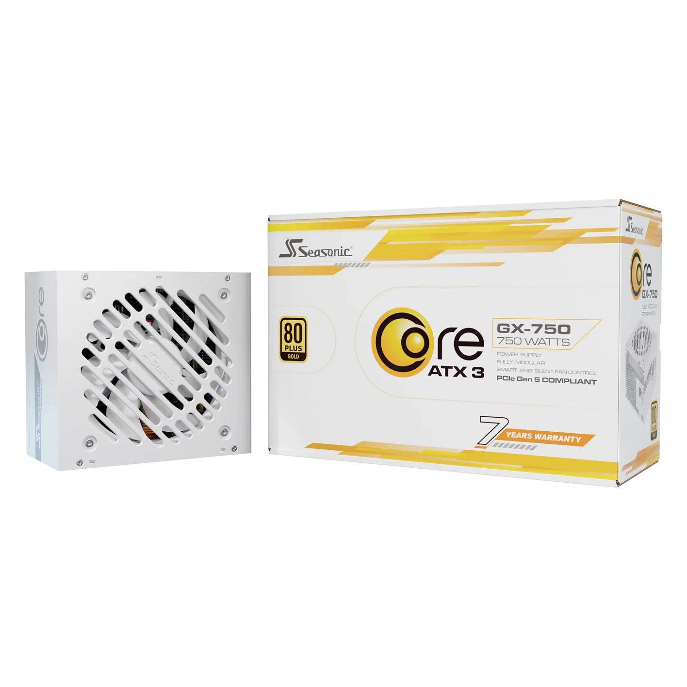 4711173878711 - 750W Seasonic Core GX-750-V2-WHITE Kabelmanagement