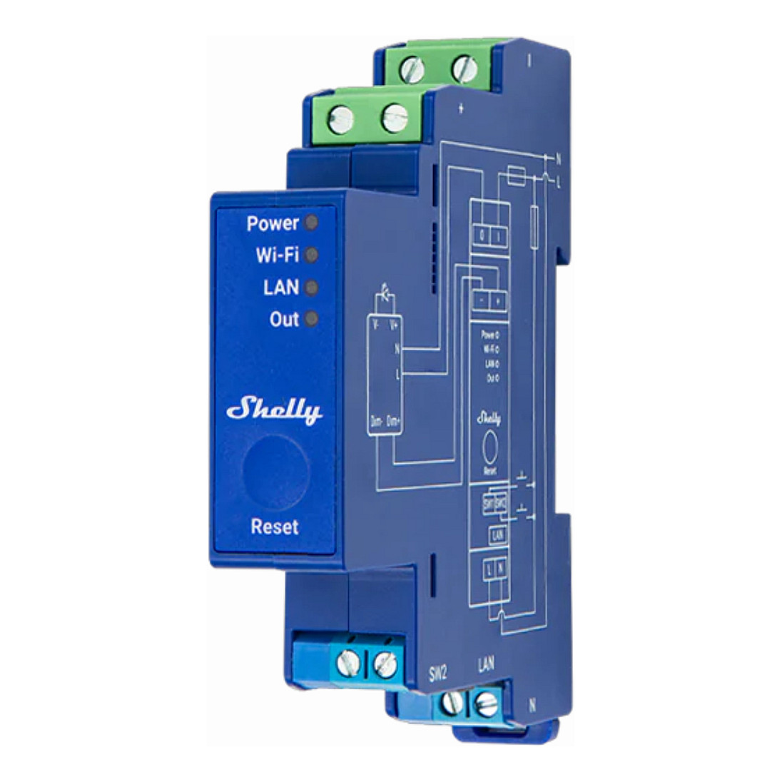 Shelly SHELLY_PRO_DIMMER_0/1-10V_PM dimmers