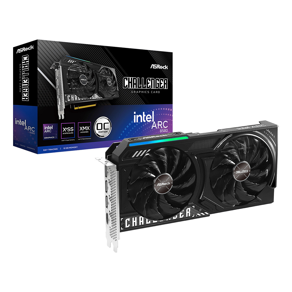 Product image: ASRock Intel ARC B580 CL 12GO VGA Card