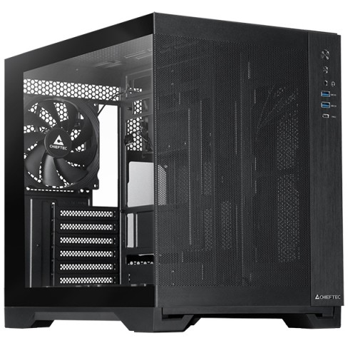 Chieftec mATX Gehäuse GM-30B-M-OP. black - GM-30B-M-OP