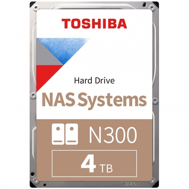 4TB Toshiba N300 HDWG740EZSTC 7200RPM 512MB retail - HDWG740EZSTC