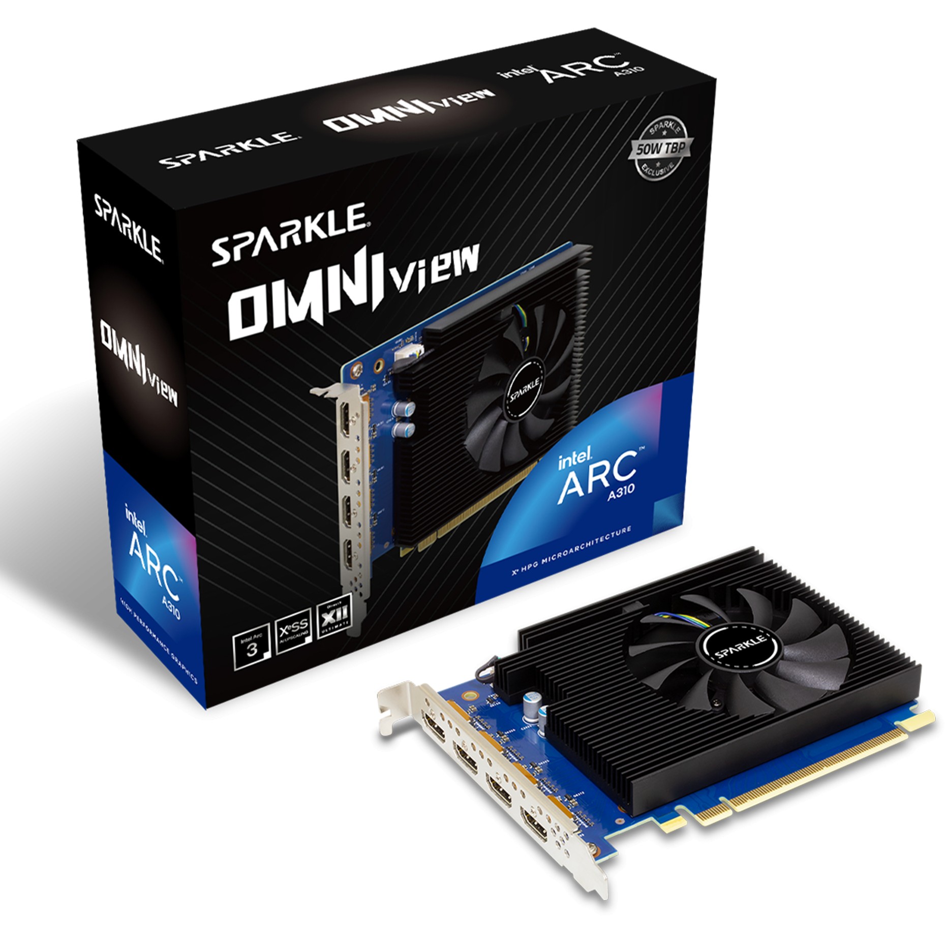 A310 4GB Sparkle Intel Arc Omni View GDDR6 1 Fan,  (BILD6)