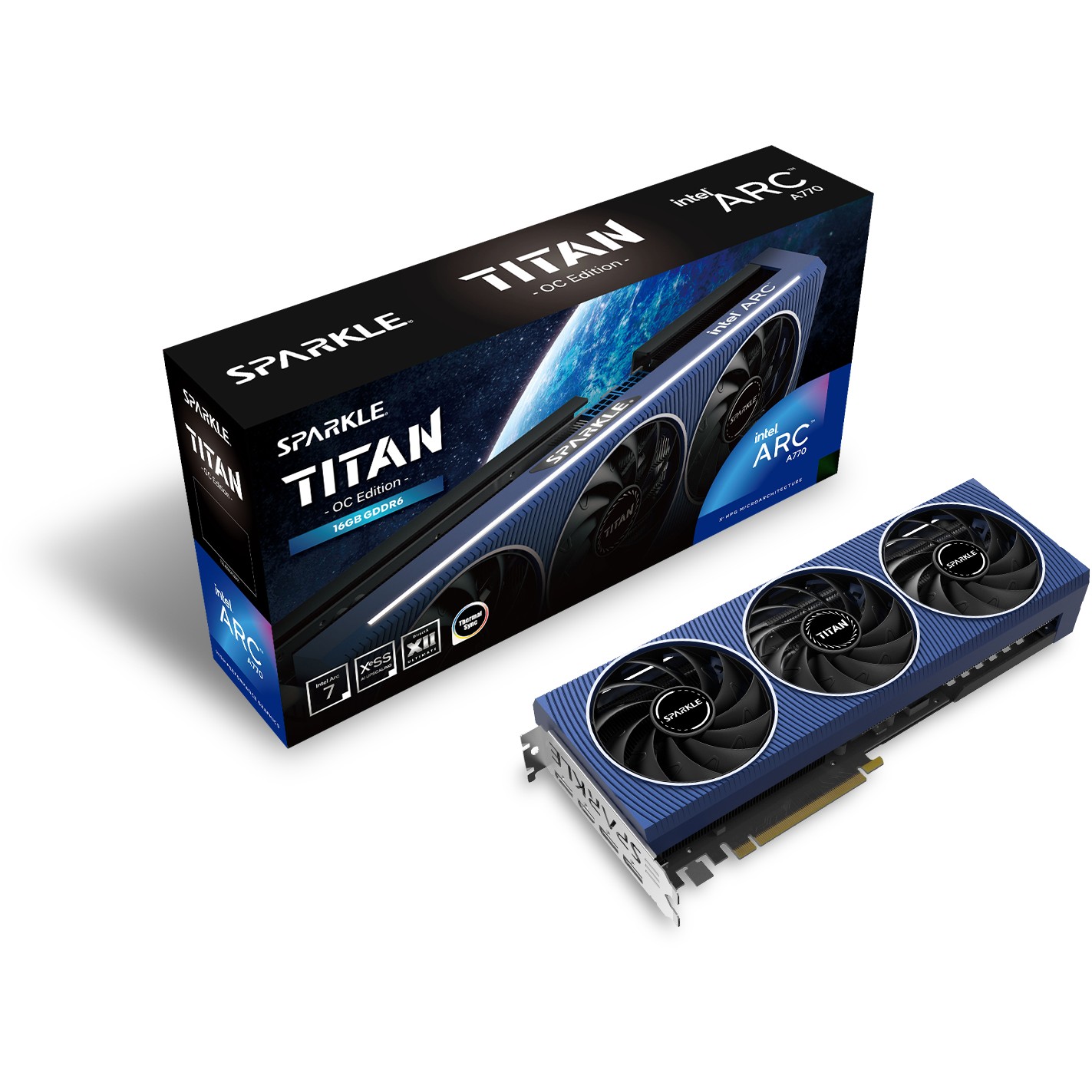 Sparkle Technology Intel Arc A770 TITAN OC Edition,  (BILD3)