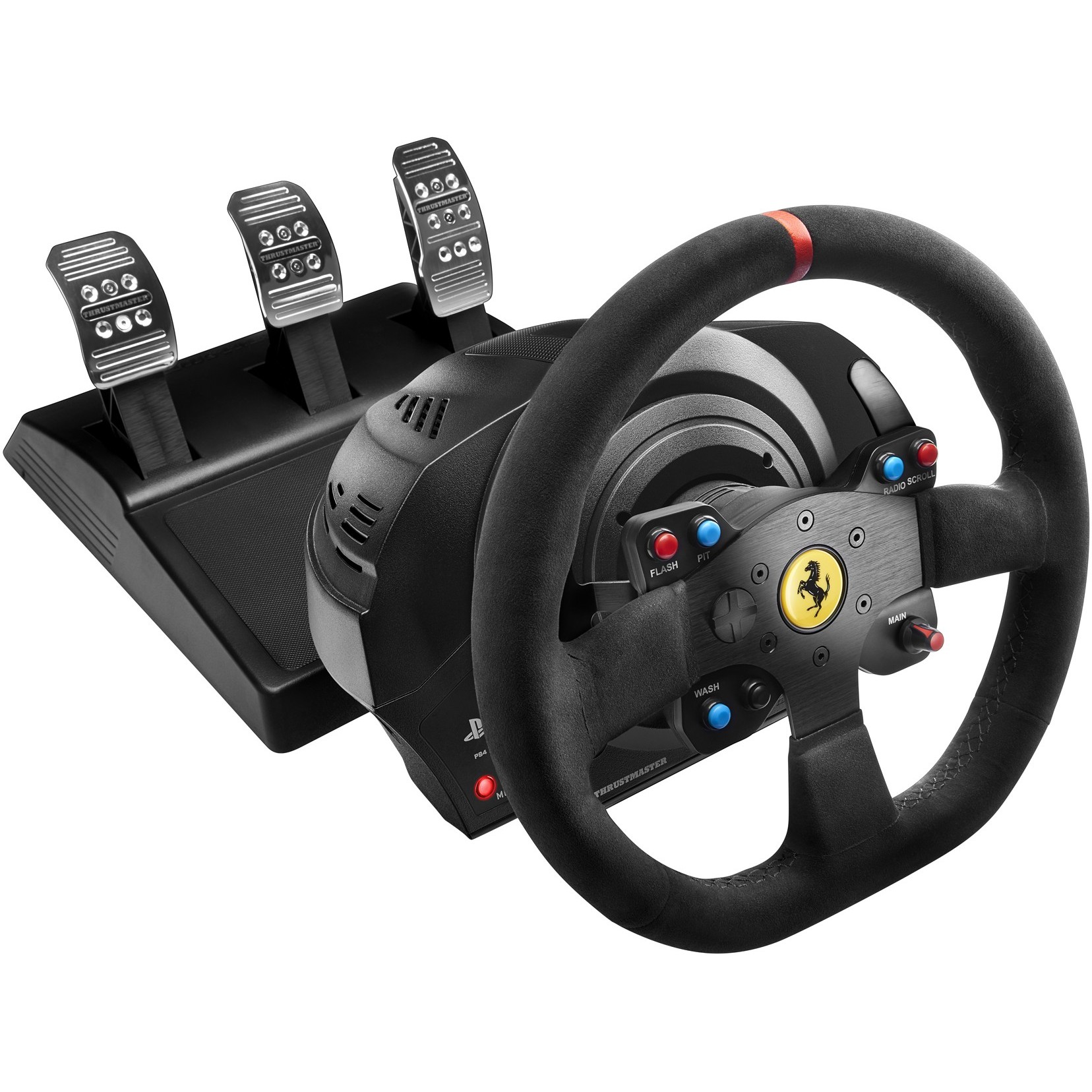 3362934110031 - Ferrari T300 Integral Racing - Alcantara - Lenkrad- und Pedale-Set - kabelgebunden - für PC Sony PlayStation 3 Sony PlayStation 4 Sony PlayStation 5