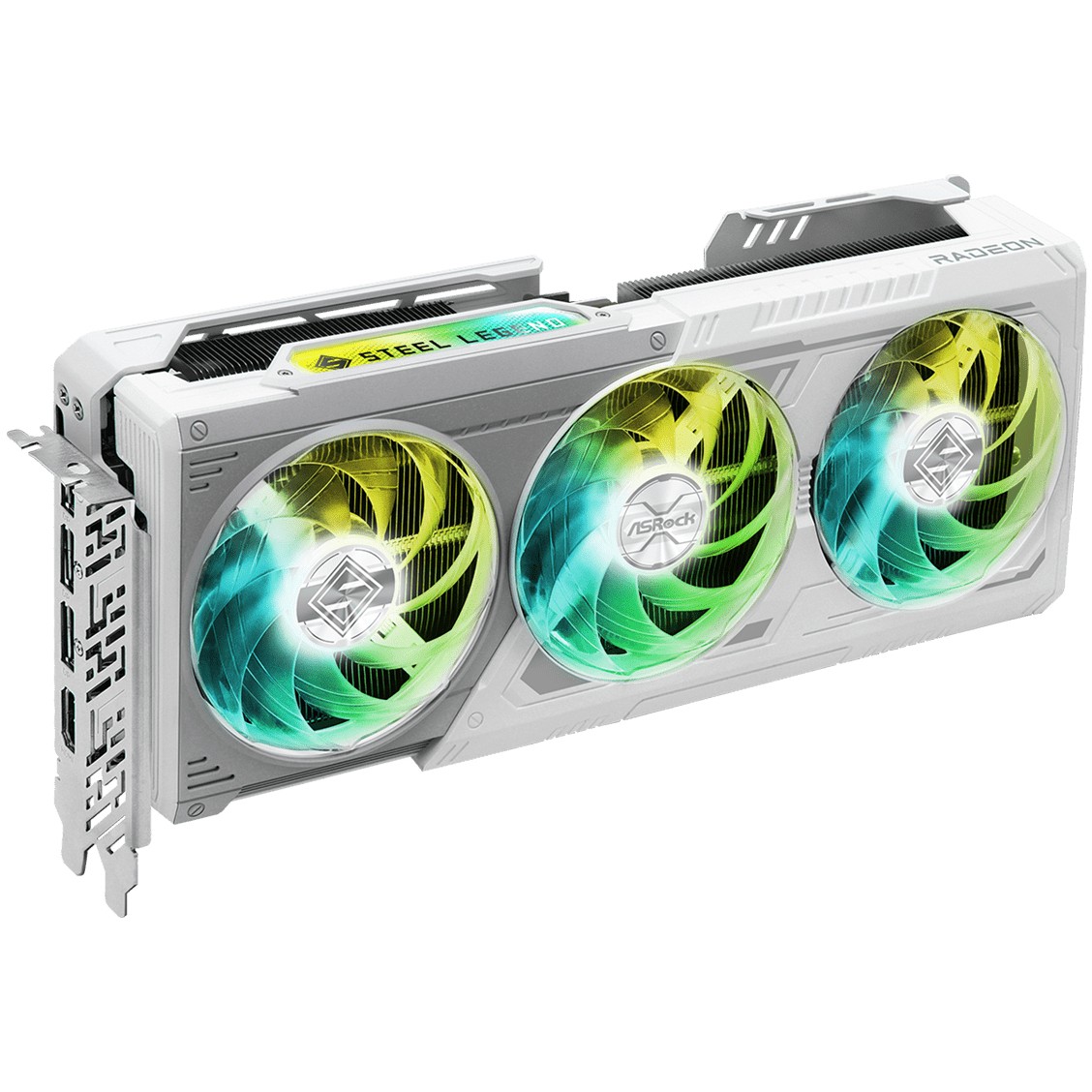RX 9070 16GB ASRock Radeon Steel Legend GDDR6 3Fan,  (BILD2)