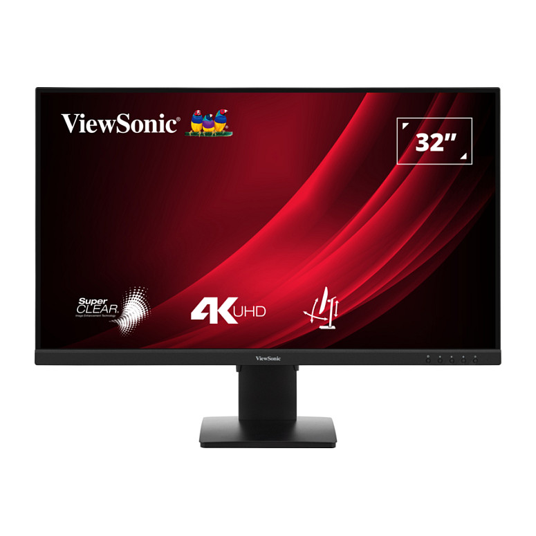 0766907027273 - 813cm 32 (3840x2160) ViewSonic VG3208-4K 169 4K VA HDR10 4ms 60Hz 2xHDMI DP Black