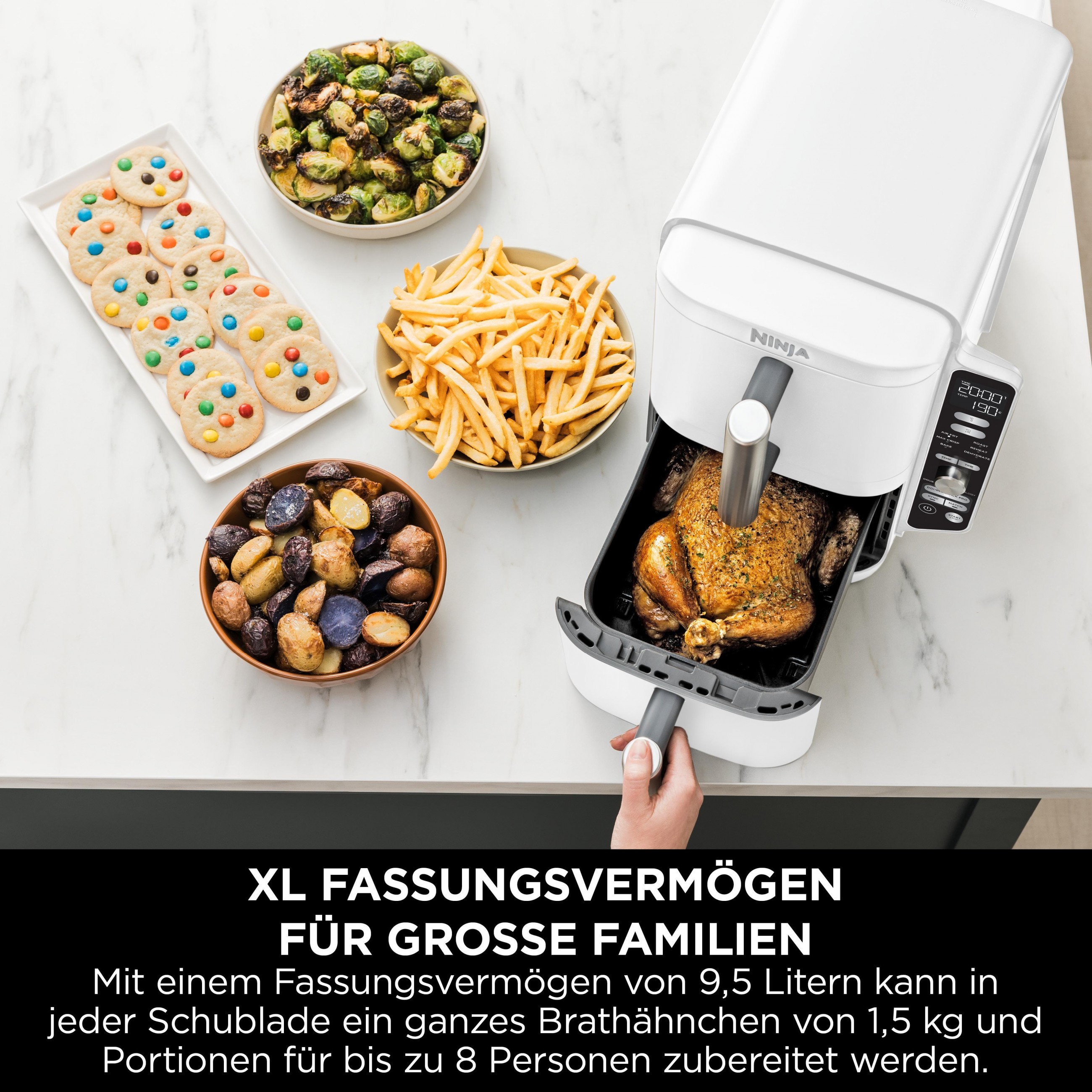 SharkNinja SL400EUWH fryer, Ninja SL400EUWH  (BILD5)