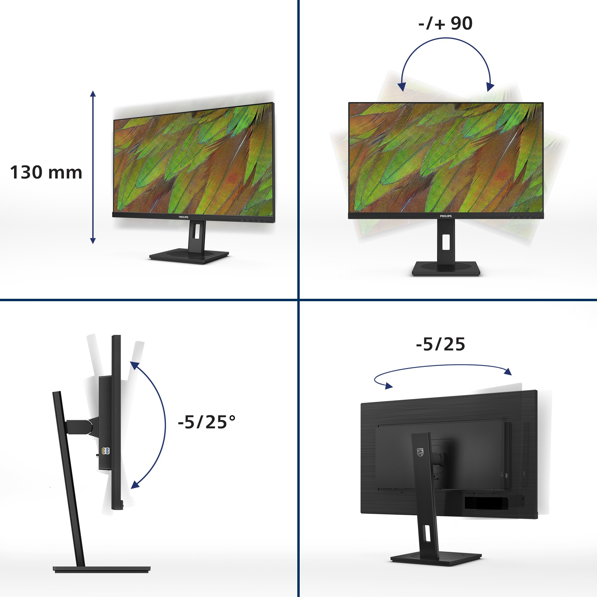 Philips 3000 series 27B1N3800/00 LED display, Philips  (BILD3)
