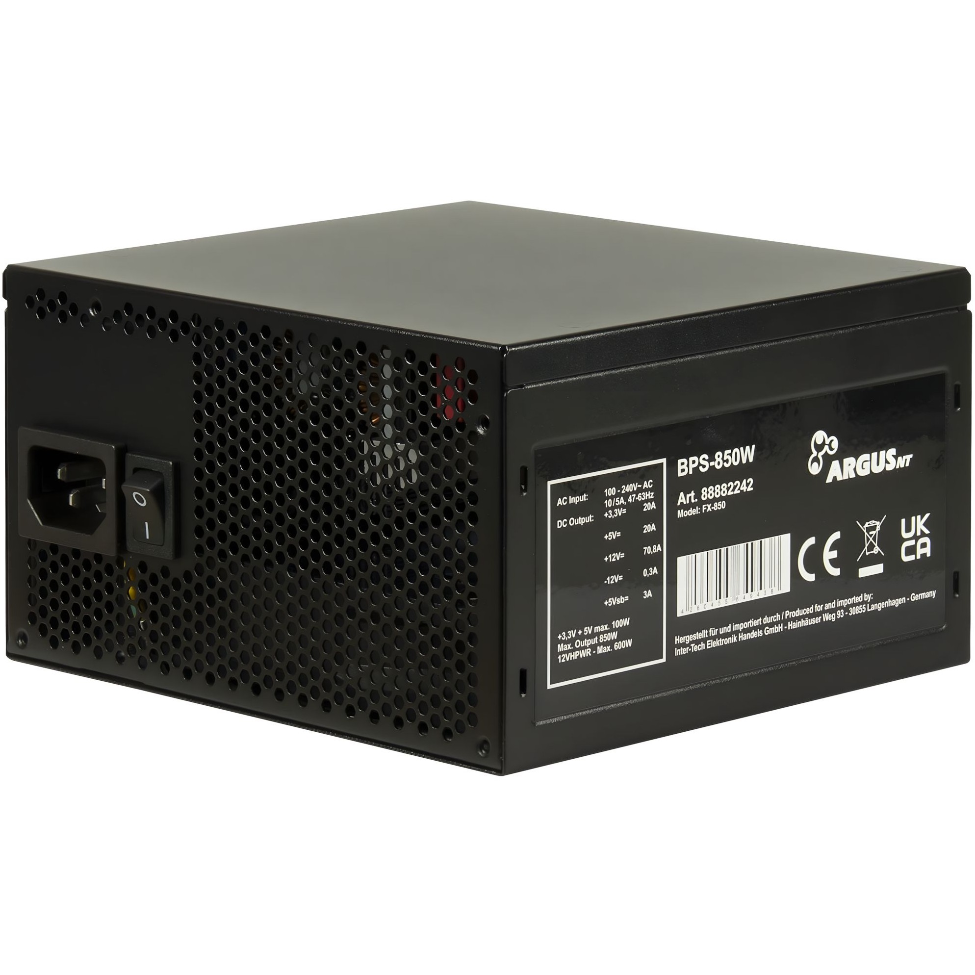 850W Inter-Tech Argus BPS-850 ATX 3.1, Inter-Tech 88882242 (BILD3)