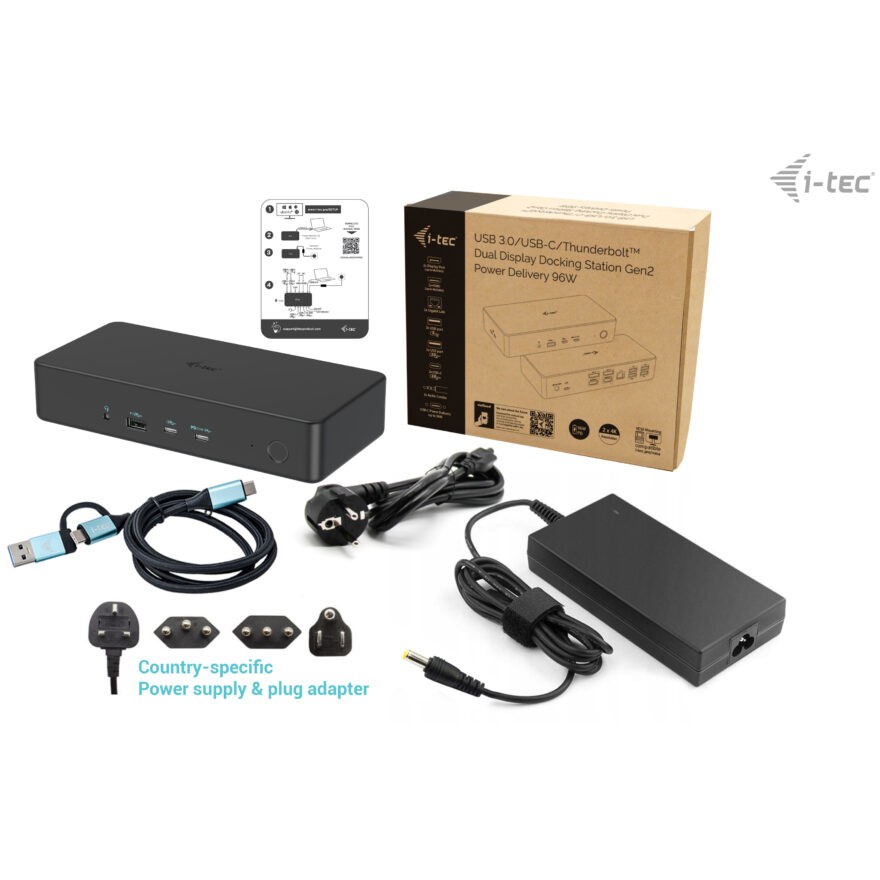 D I-TEC USB-C Thunderbolt 3 Dual 4K Docking Station,  (BILD6)