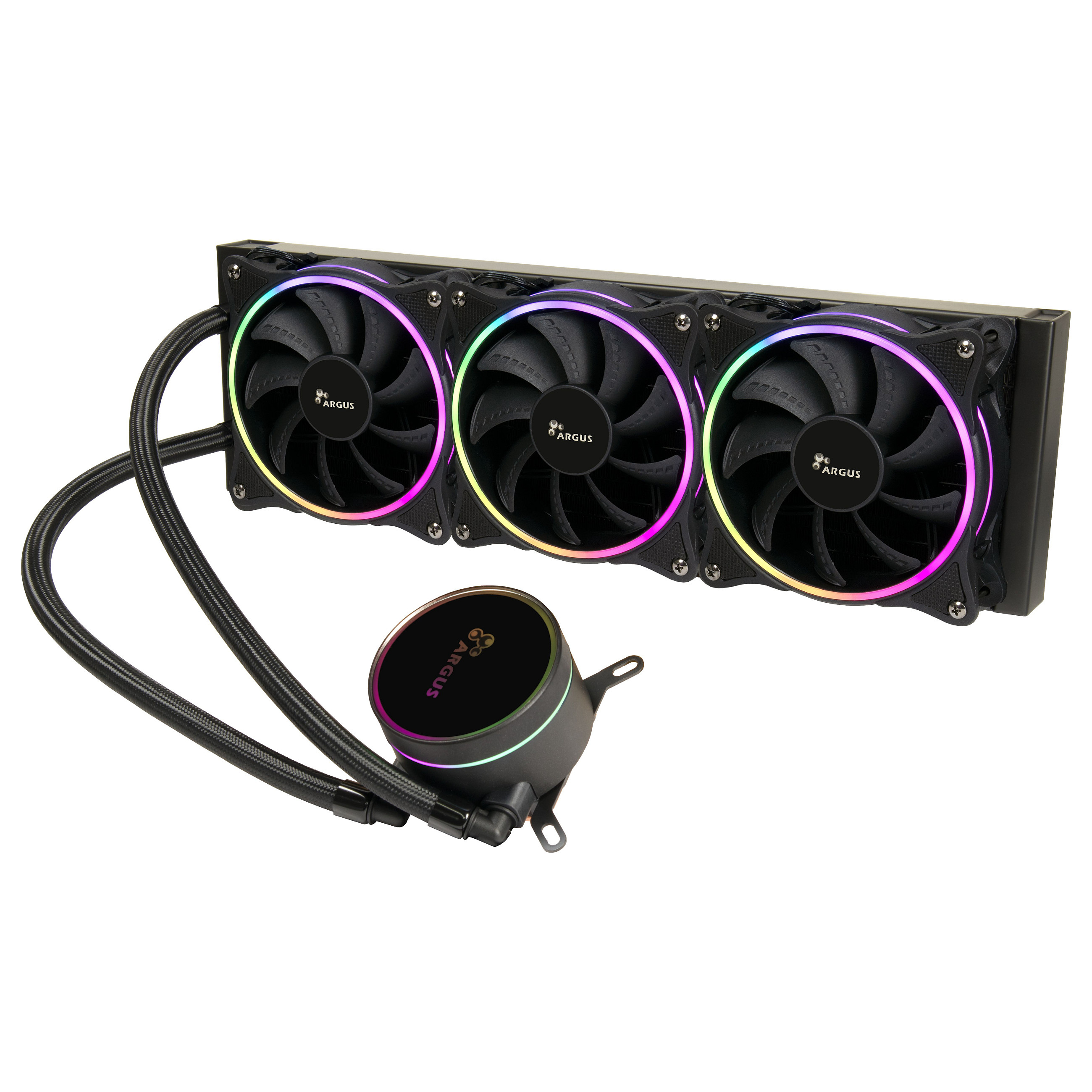 K Cooler Inter-Tech Wasserkühlung CPU Argus Iceman LC-360 RGB