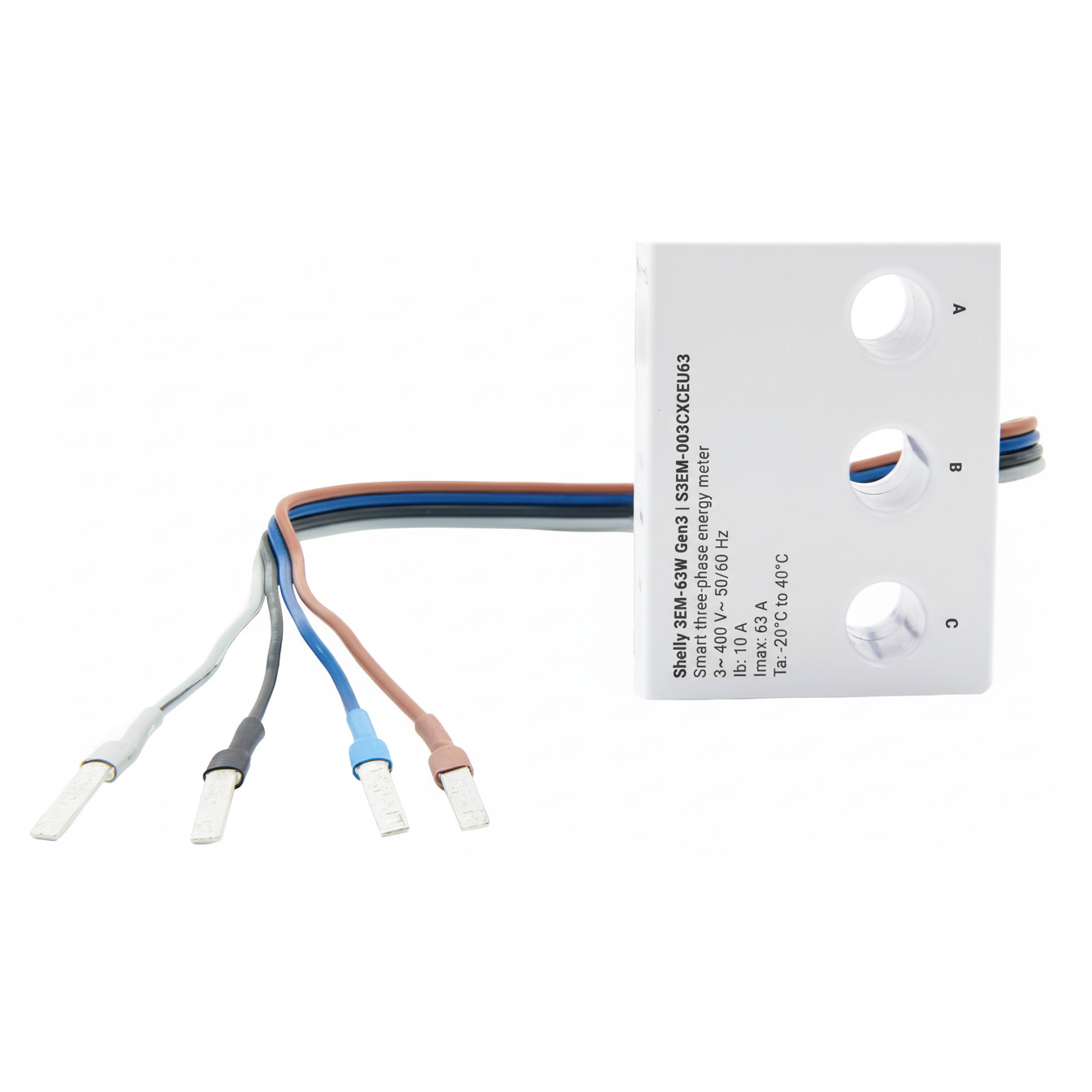 Shelly Relais "3EM-63W Gen3" Stromzähler