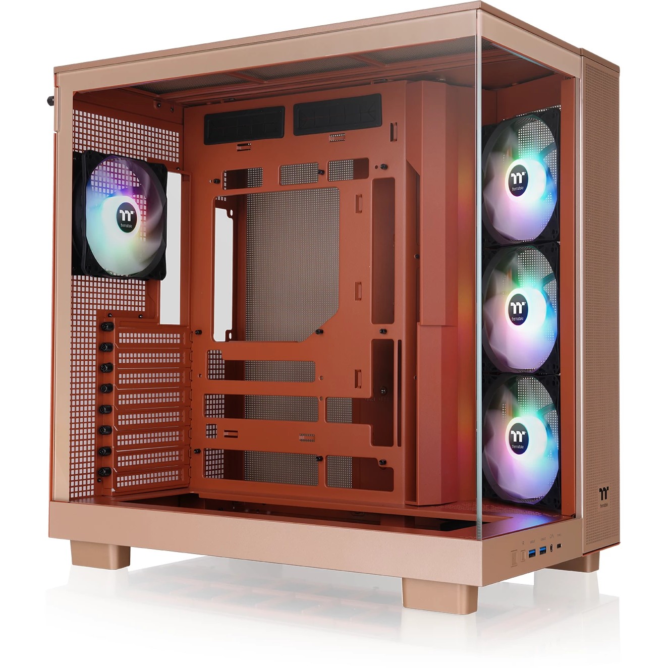 Midi Thermaltake View 380 XL TG ARGB Gravel Sand - CA-11E-00MGWN-00