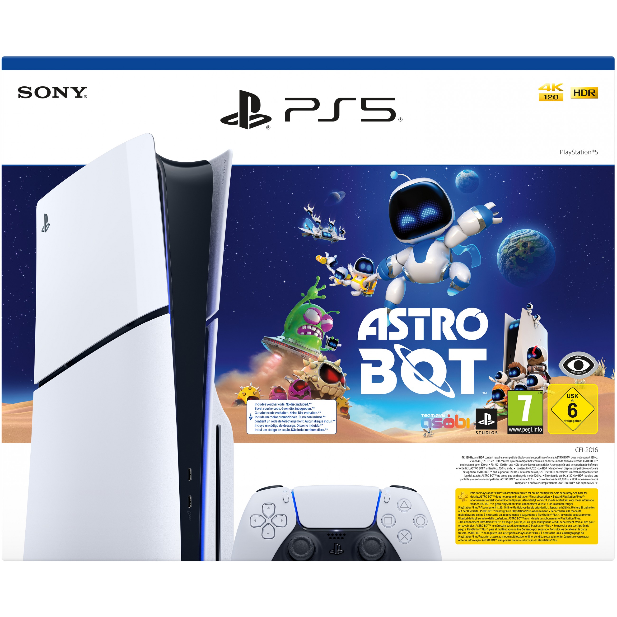 0711719589037 - PlayStation 5 Slim 1TB Astro Bot Bundle weiß 0711719589037 - PlayStation 5 Slim 1TB Astro Bot Bundle weiß