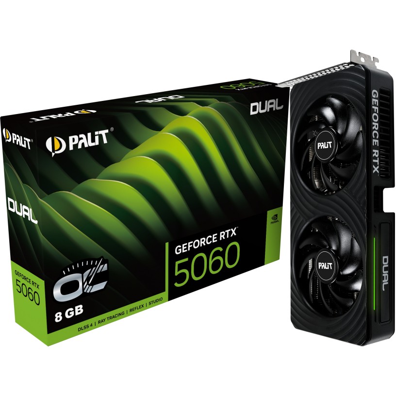 RTX 5060 8GB Palit Dual OC GDDR7, Palit  (BILD3)