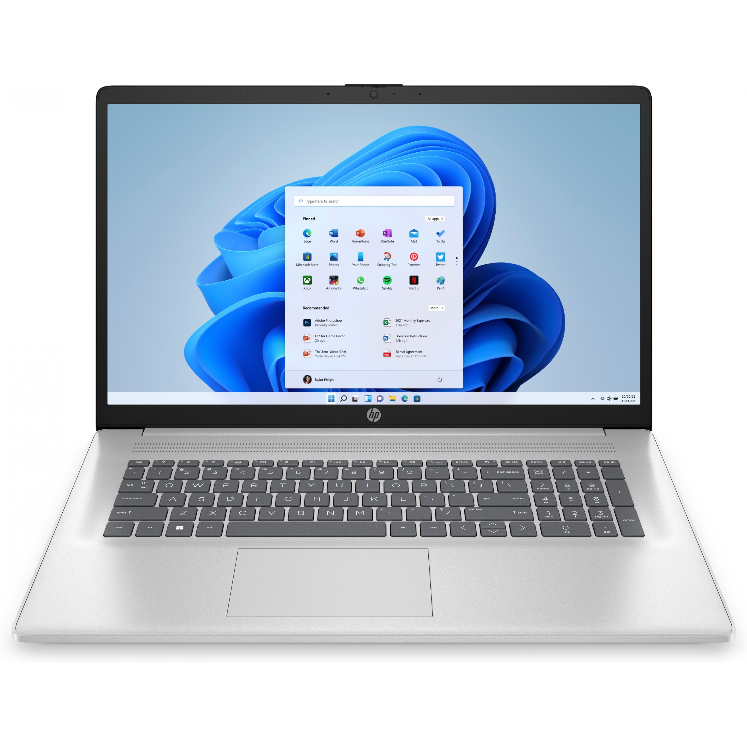 HP 17-cp0148ng RYZ5 5500U/16GB/512SSD/W11 Home silver - A17ZGEA#ABD